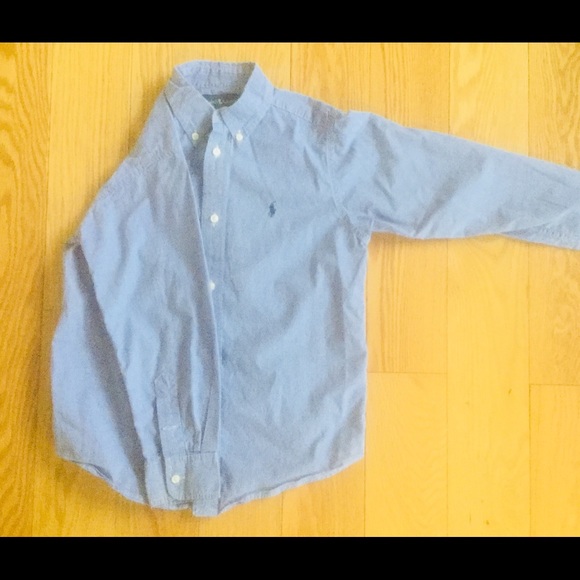 Ralph Lauren sky blue/ white button down shirt! - Picture 4 of 4